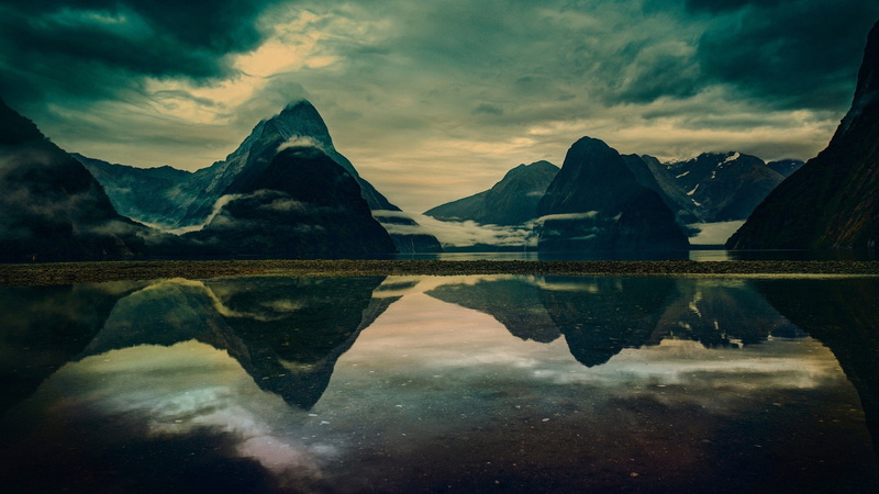 holiday, forest, environment, sun, mountain range, cold, glacier, tourism, hill, sunrise, clouds, sea, no people, nature, summer, tree, travel, sky, tranquil scene