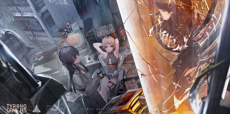 4K, anime girls, anime, science fiction, Rolua Noa