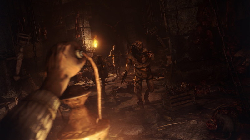 monster, forest, torture, standing, adult, nature, firewood, heat - temperature, wood - material, flame, Amnesia: The Dark Descent, gatherer, indoors, smoke - physical structure