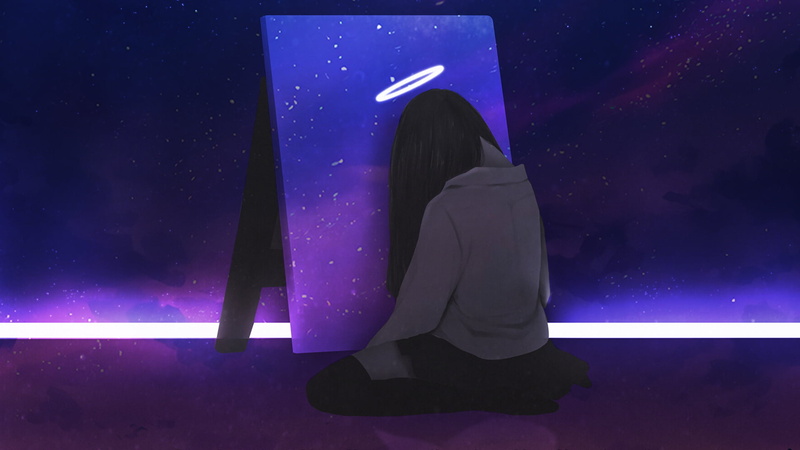 Lost, 1080P, art installation, anmine, Halo, space, digital, artwork, alone, life