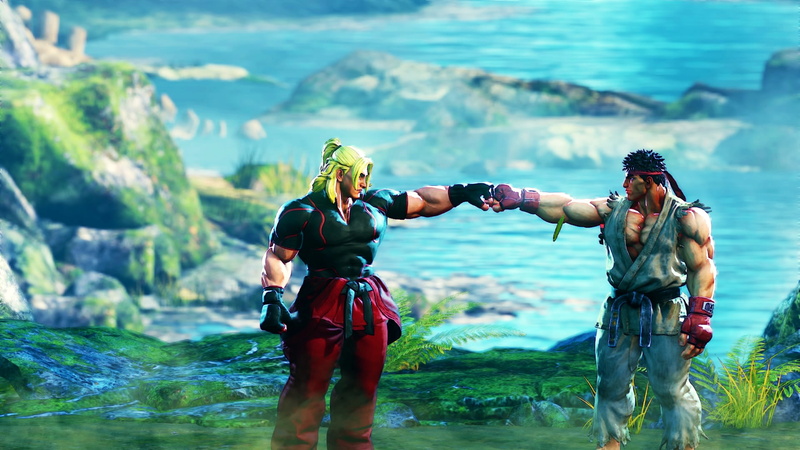 1080P, background, Street Fighter V, fighters, the game
