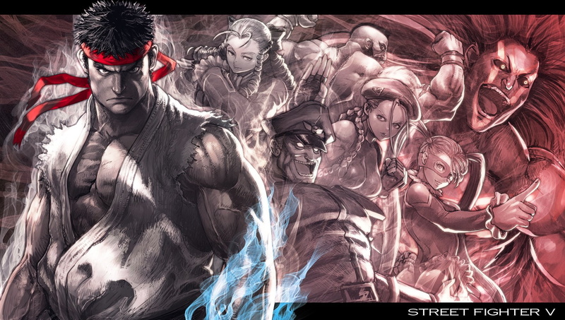 720P, outdoors, creativity, Street Fighter V, craft, sculpture, day, human representation, statue, Street Fighter, male likeness, celebration, architecture