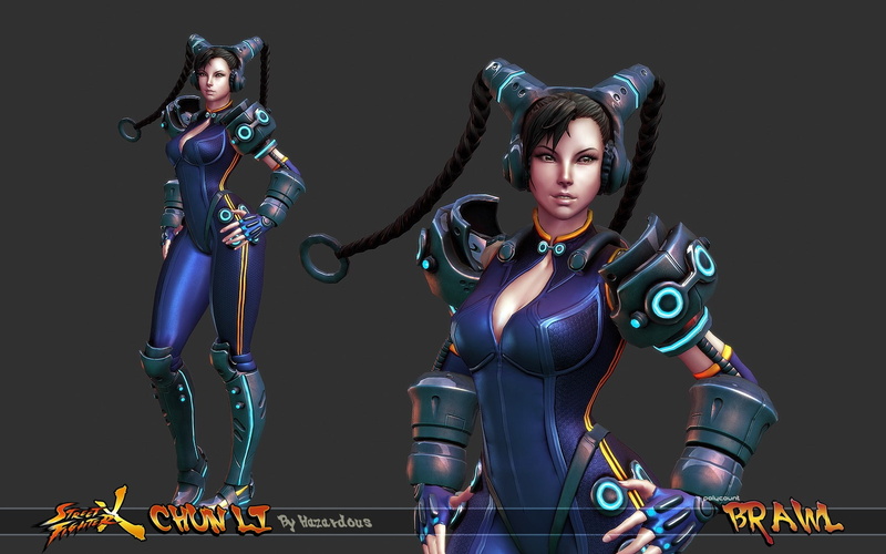chun li, alternative, games, 720P, futuristic, video, fighter, skin, street