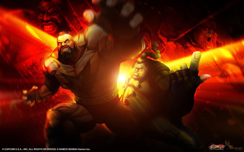 games, 1080P, video, tekken, zangief, street, fighter, rufus