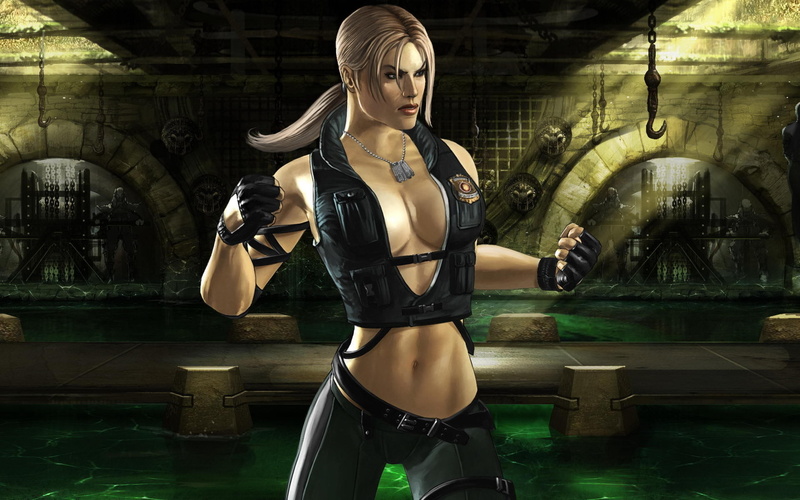 kombat, blade, mk, sonya, 1080P, mortal