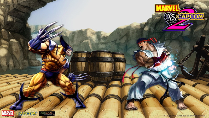 Ryu (Street Fighter), wolverine, 1080P, Marvel Vs. Capcom 3