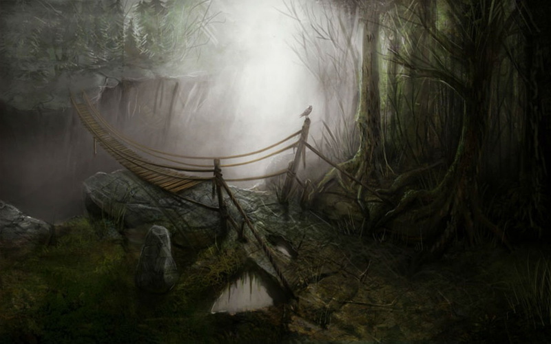 non-urban scene, horror, Dark, fantasy, tree, no people, 720P, Fighting, 1bfight, fog, forest, tranquility, mystery, Strategy, bitefight, plant, tranquil scene