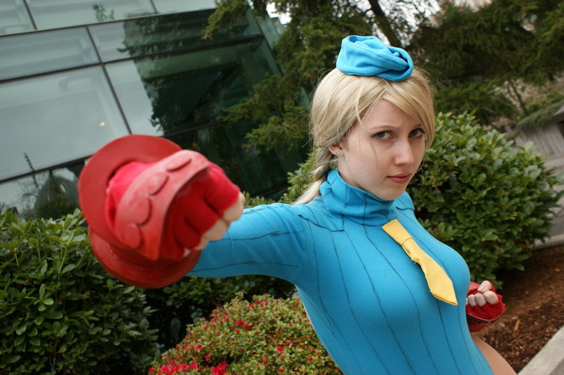 women, cammy, blue, ikuy, costume, cosplay, 720P, blondes