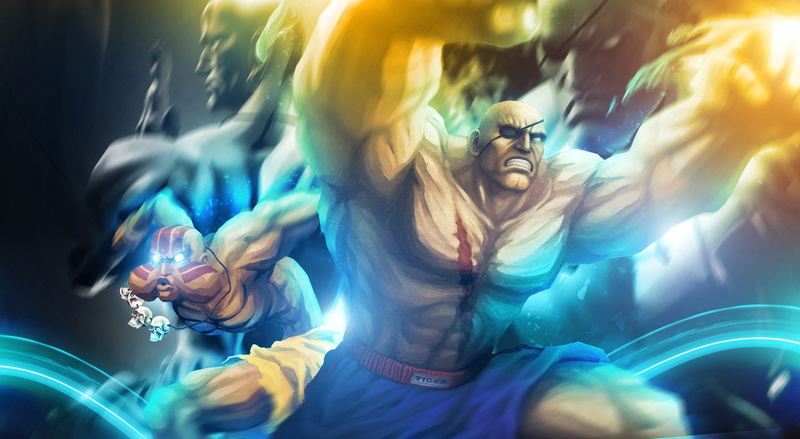 smiling, sagat, fun, women, Games, Street Fighter, teenager, fighters, characters, excitement, positive emotion, motion, adult, people, spectator, fighter