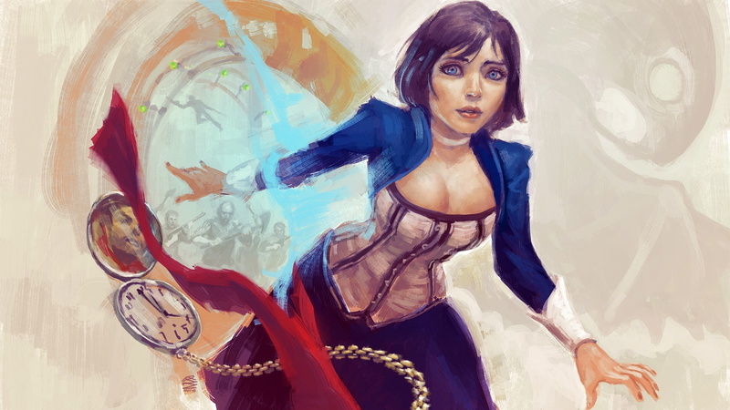 BioShock, BioShock Infinite, Elizabeth (BioShock), video games, 1080P, artwork
