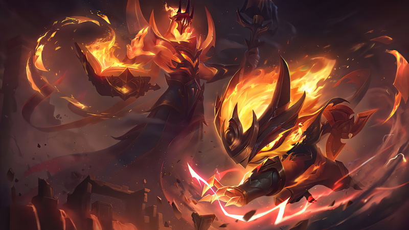 Kennen, Karthus, Riot Games, Infernal, League of Legends, 4K, Kennen (League of Legends)