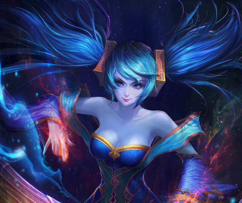 legends, 4K, sona, league