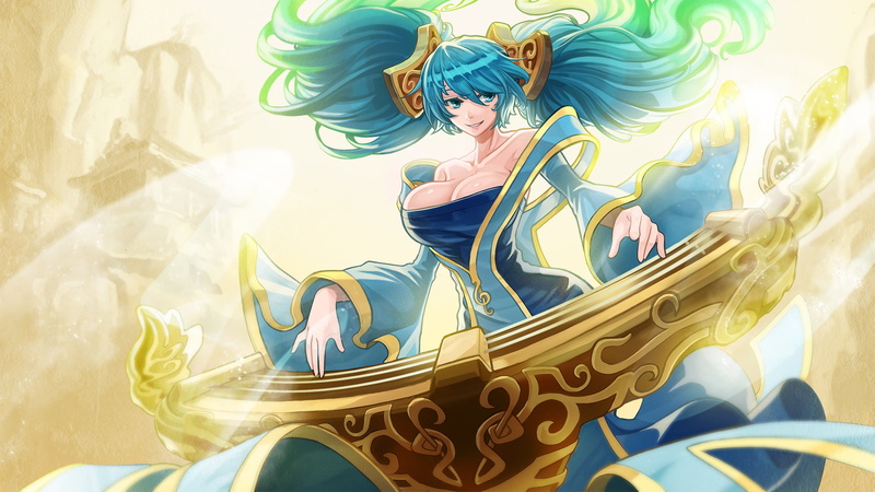 cartoon/comic, hd, league, 1080P, legends, sona