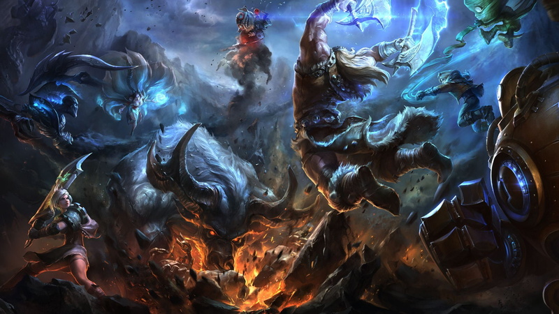 fantasy, online, mmo, fighting, 1080P, heavy, legends, league, pentakill, metal