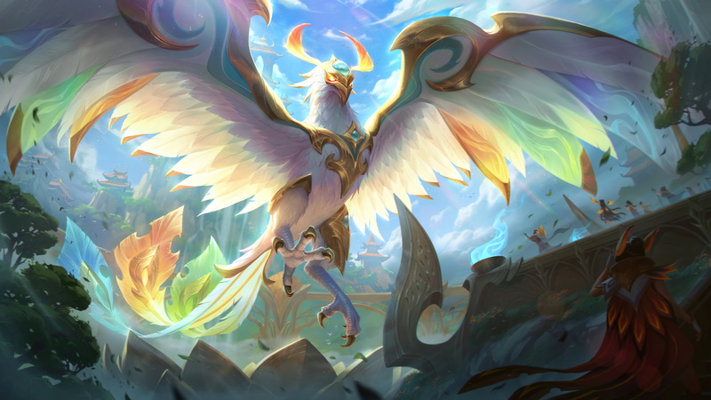 Anivia, Riot Games, digital art, 8K, Ice (artist), phoenix, GZG, 4K, pixel art, League of Legends, Anivia (League of Legends), divine