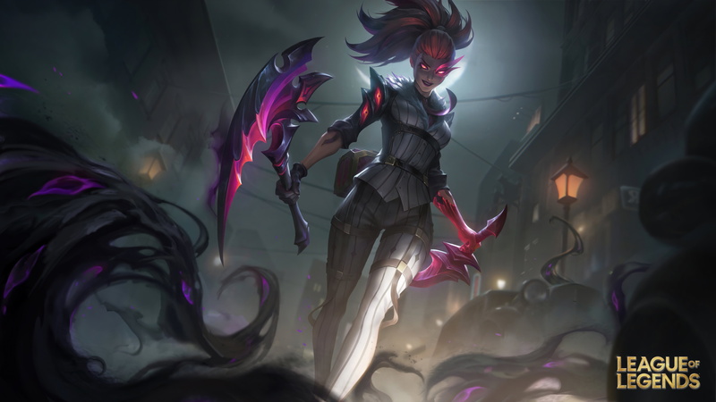 4K, shadow, crime, dark, Akali(League of Legends), GZG, digital art, city, League of Legends, 8K, Akali, Riot Games, Crime City Nightmare, nightmare