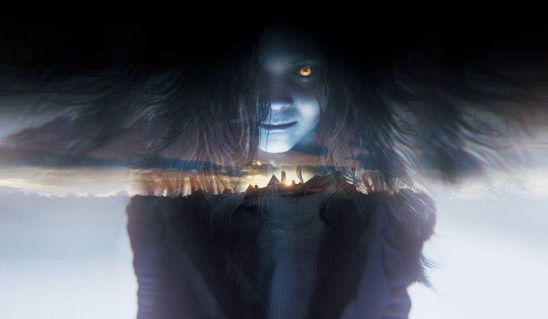 illuminated, digital composite, Resident Evil, hairstyle, one person, headshot, women, beautiful woman, adult, mystery, contemplation, multiple exposure