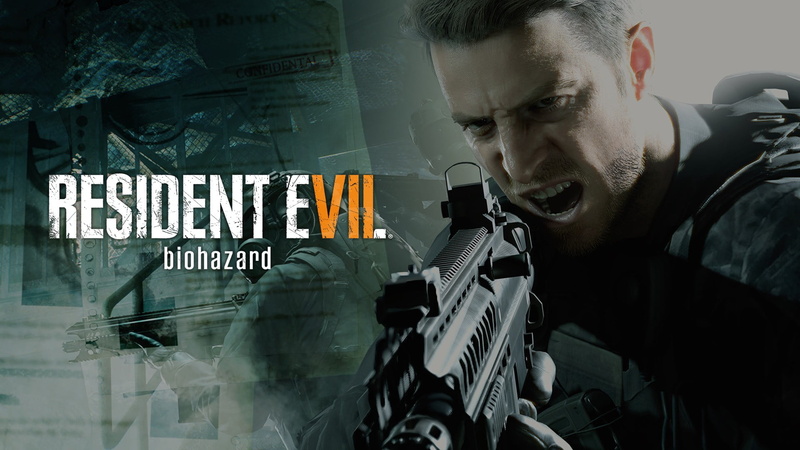 beard, 1080P, video game man, open mouth, biohazard, video games, black rifle, Resident Evil, Chris Redfield, beards, zombies, video game characters, resident evil 7