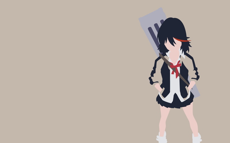 full length, men, three quarter length, indoors, anime vectors, bending, one person, holding, standing, Kill la Kill, cut out, adult, unrecognizable person