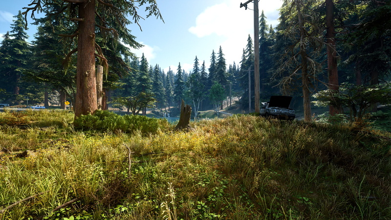 bend studios, video games, 2K, reshade, Days Gone, game art, zombies, nature, forest, digital art, apocalyptic
