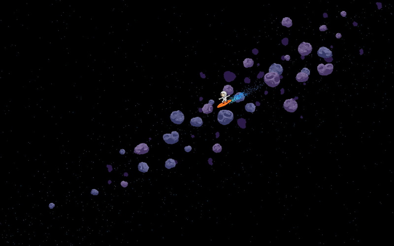 art, space, 1080P, skiing, pixel