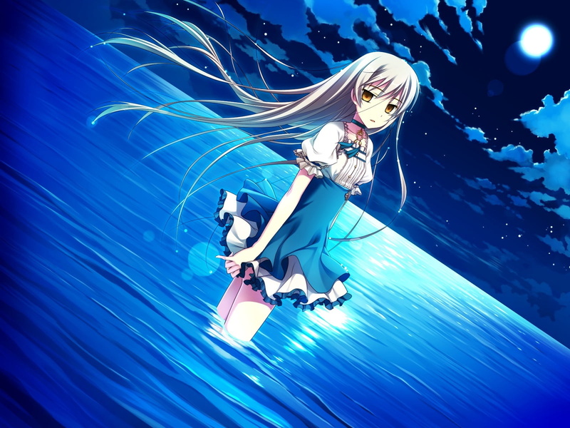 vector, action, space, anime, computer Graphic, sport, nature, swimming, snow, look, one Person, hair, backgrounds, underwater, sea, fun, water, illustration
