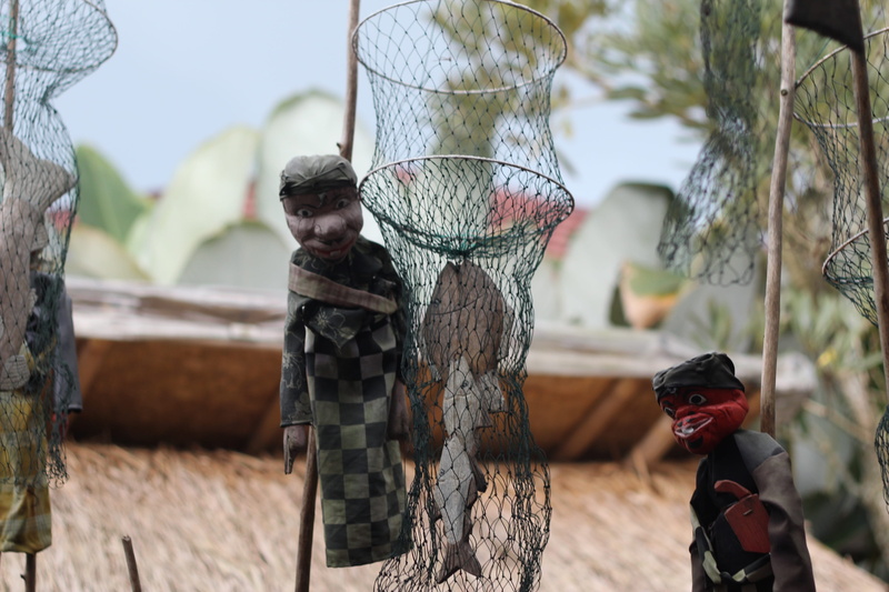 indonesia, focus on foreground, no people, culture, representation, selective focus, java, mouth open, tree, emotion, one animal, nature, day, puppet, wayang