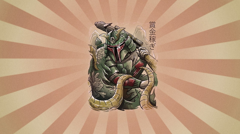 Star Wars, 1080P, Samurai, Boba Fett