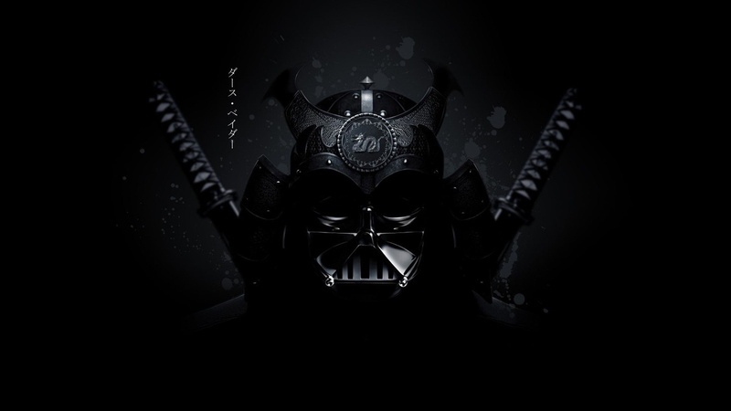 mask, wars, darth, sci, sword, 1080P, katana, samurai, render, vader, weapons, star