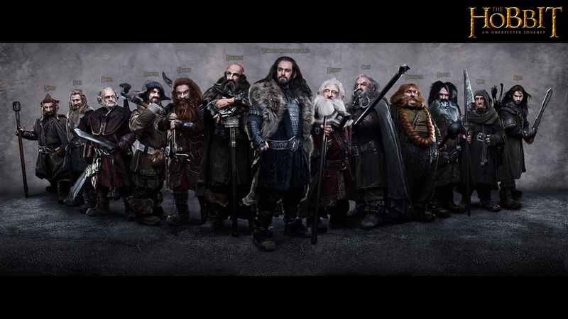 Thorin Oakenshield, The Hobbit: An Unexpected Journey, movies, 1080P, Dwarfs
