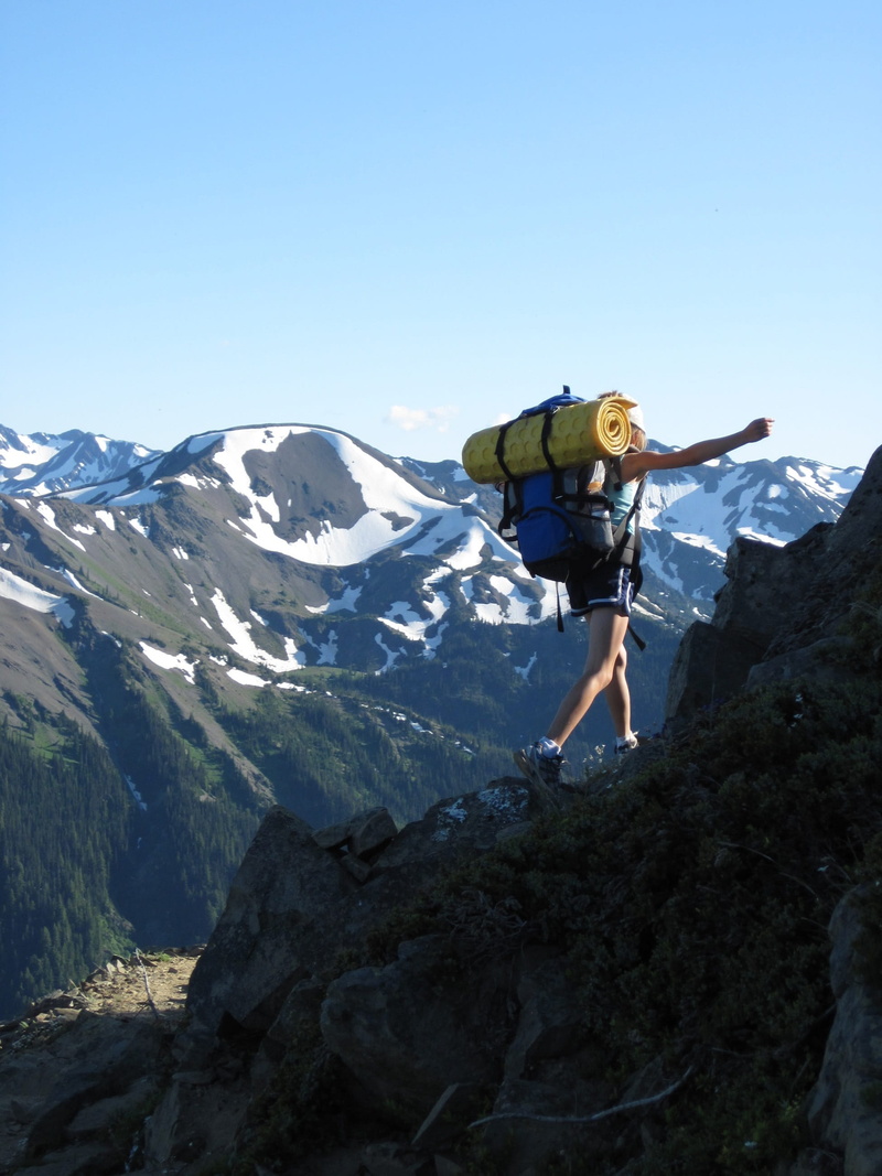 beauty in nature, holiday, adventure, clear sky, recreation, peak, gear, Mountain, freedom, snow, 2K, fitness, trekking, usa, backpack, olympic national park