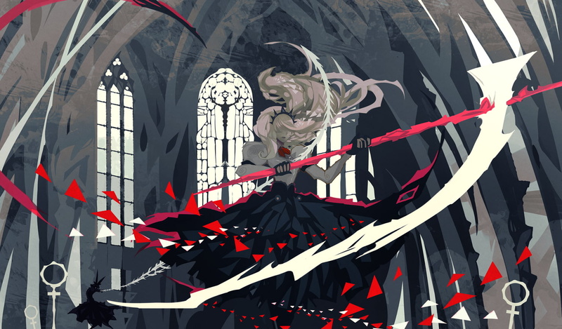 720P, artwork, Nano Mortis, scythe, fantasy art