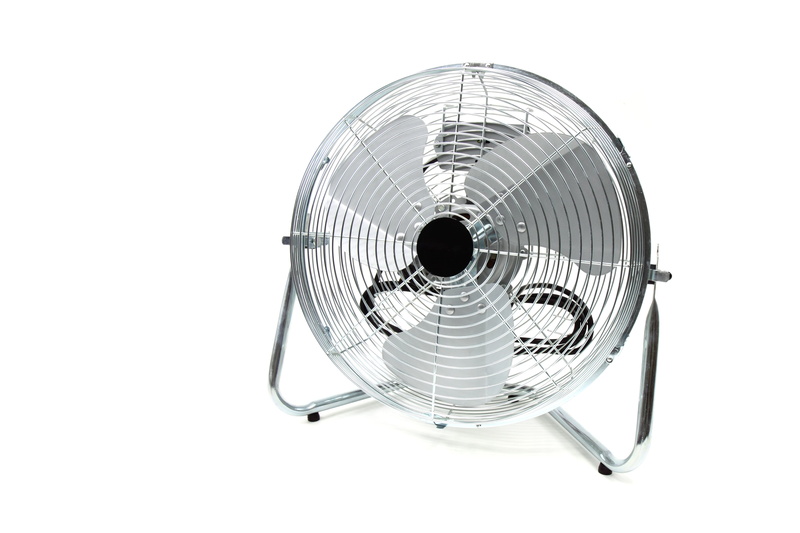 cut out, still life, gray, chrome, wind, white color, indoors, blade, industrial, white background, circle, motor, electric fan, metal, studio shot, close-up
