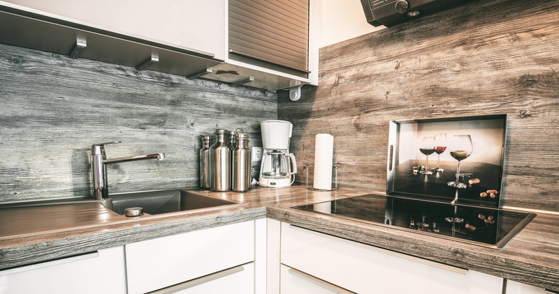 apartment, lighting equipment, domestic kitchen, cook, kitchen counter, interior design, home showcase interior, built structure, household equipment, window
