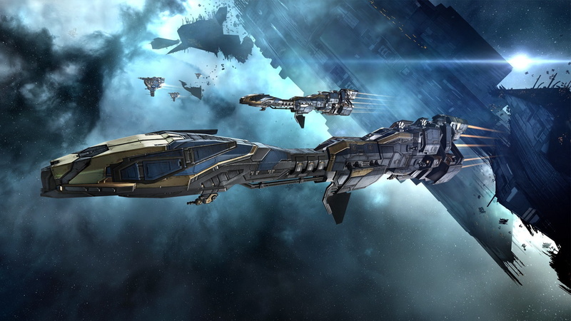people, eve online minmatar video games spaceship concept art science fiction space stabber cruiser, smoke - physical structure, 1080P, air vehicle, performance