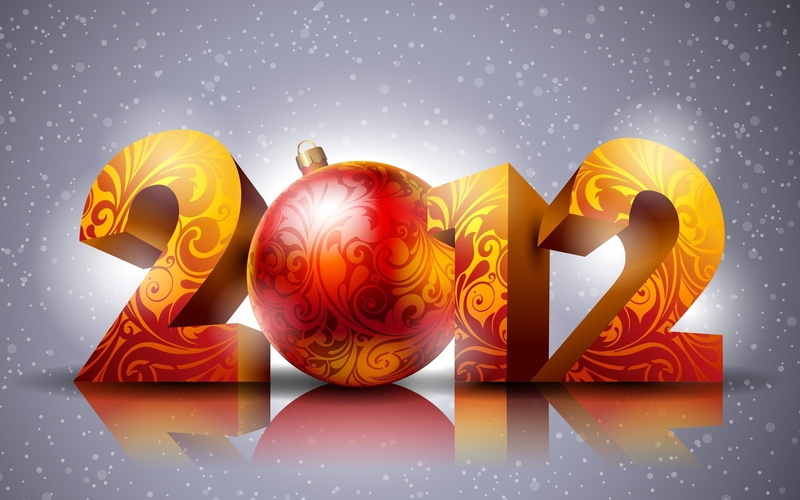 1080P, new year, globes, vacation, year