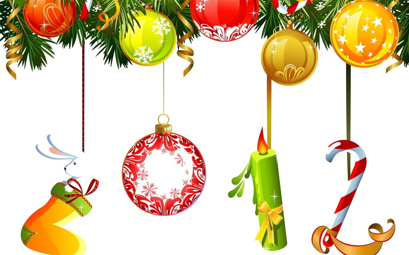 decoration, christmas ornament, hanging, balloon, multi colored, celebration, Figures, ribbon - sewing item, cut out, white background, party - social event