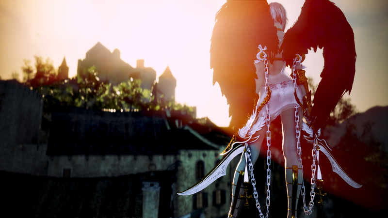 Lahn, black desert online, wings, 4K