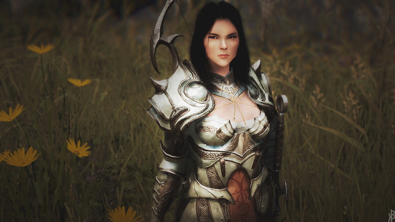 waist up, fashion, women, 1080P, beautiful woman, leisure activity, hair, one person, plant, hairstyle, lifestyles, video games, black desert online, standing