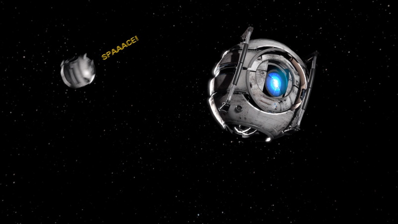 outer, space, portal, 1080P, wheatley