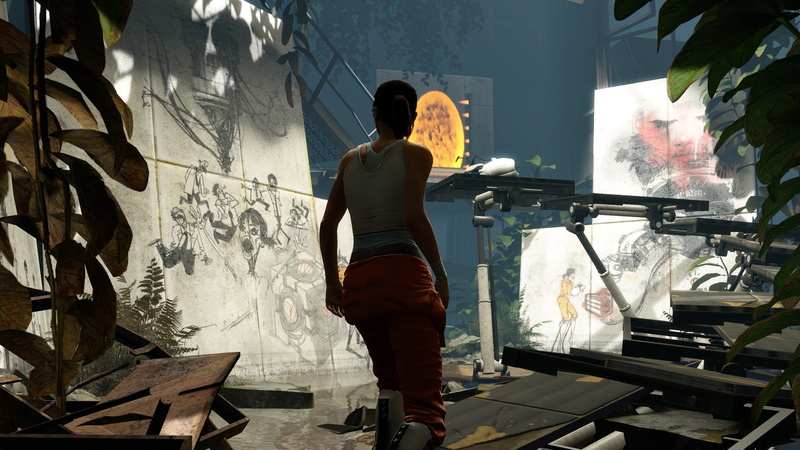 video games, 1080P, portal, hd, chell