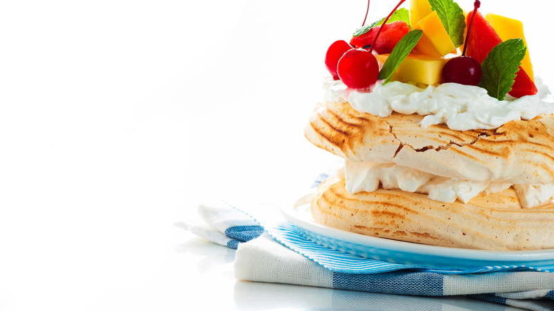 cooking, lunch, berry fruit, nutrition, meat, cake, fresh, piece, yellow, healthy, orange, white background, no people, kitchen, plate, copy space, restaurant