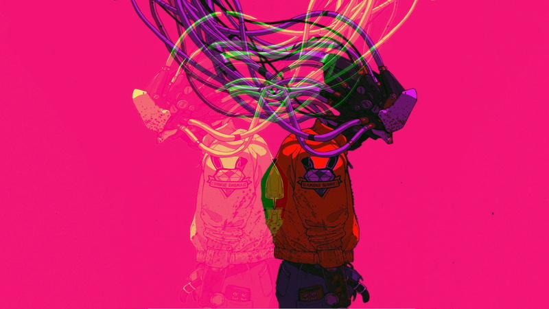 ghost, Wouter Gort, robot, cyberpunk, 1080P