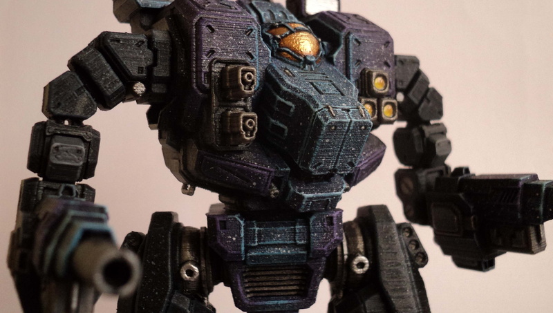 3D Printed, Battletech, Giant Robot, 2K
