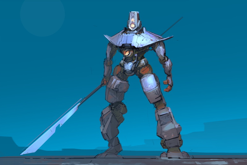 Weapon, Giant, Robot, Sci Fi, 1080P, Spear