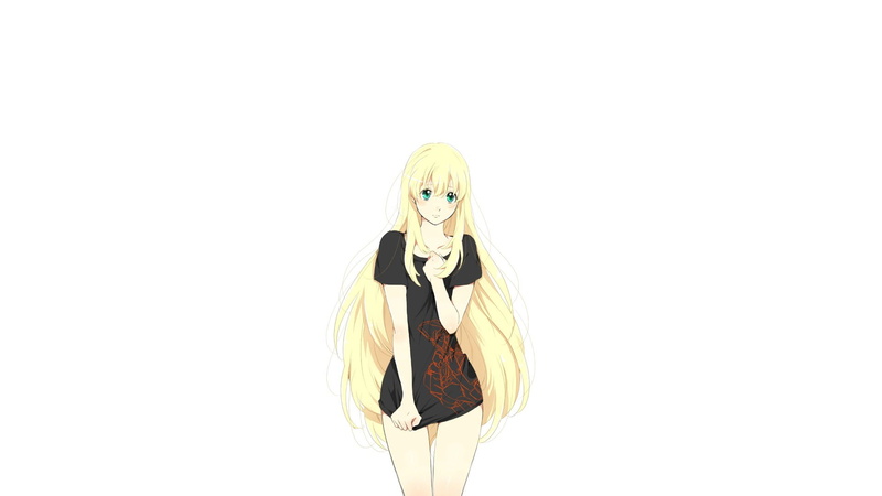 spooky, minimalism, festival, standing, studio shot, anime girls, 1080P, mask, indoors, halloween, Asseylum Vers Allusia, celebration, one person, T-shirt