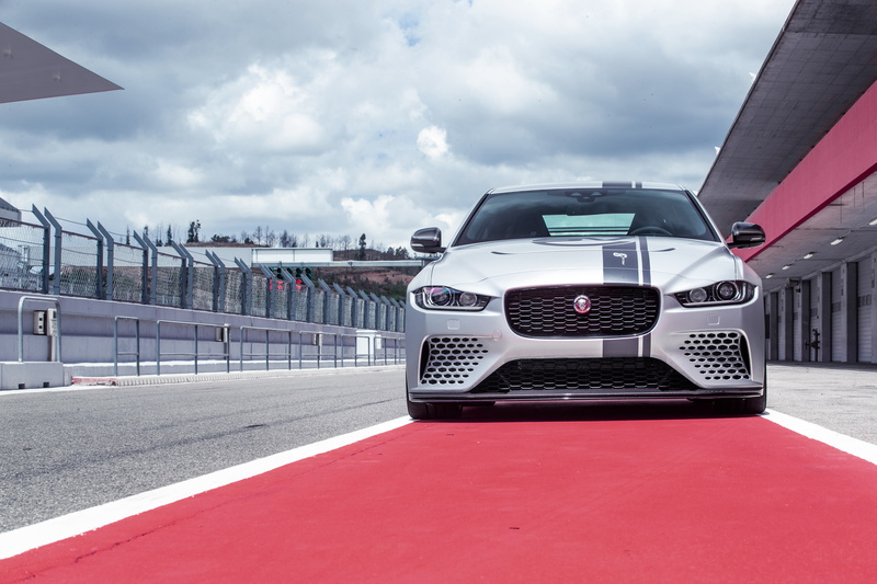 city, motor vehicle, sky, car, 2018, architecture, building exterior, red, 4K, Jaguar XE SV Project 8, travel, white color, no people, cloud - sky, day