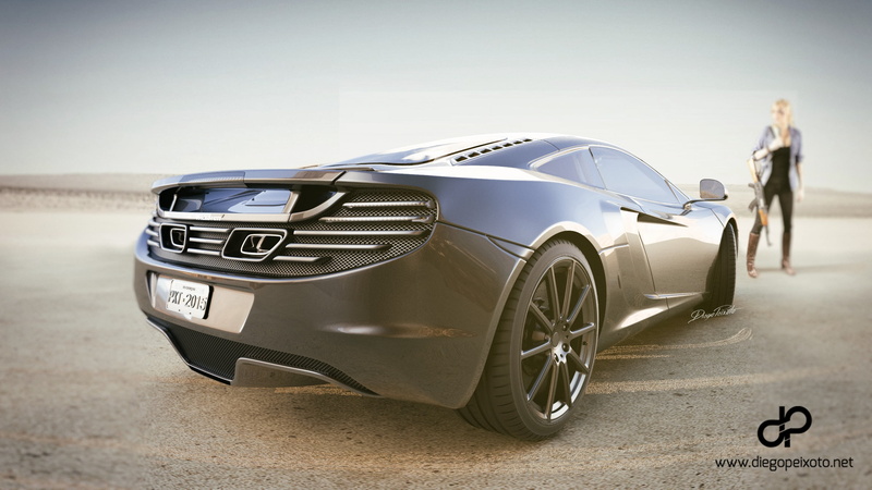 coupe, desert, McLaren MC4-12C, males, wheel, men, black, blonde, luxury, day, journey, land vehicle, nature, outdoors, childhood, motor vehicle, 2K, collectors car