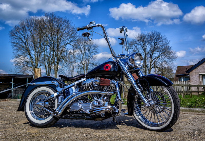 Harley Davidson, motorcycle, custom-made, 1080P