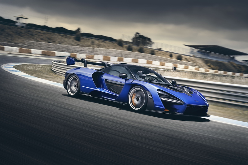 2018, Kyanos Blue, McLaren Senna, 5K, 5K, Racing track
